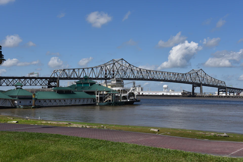 Bridge across the Mississippi River in Baton Rouge