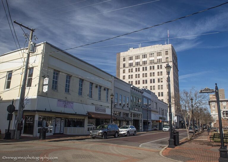 Downtown Alexandria Commercial Historic District, January 2019